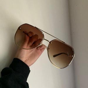 Rhinestone Faded Sunglasses